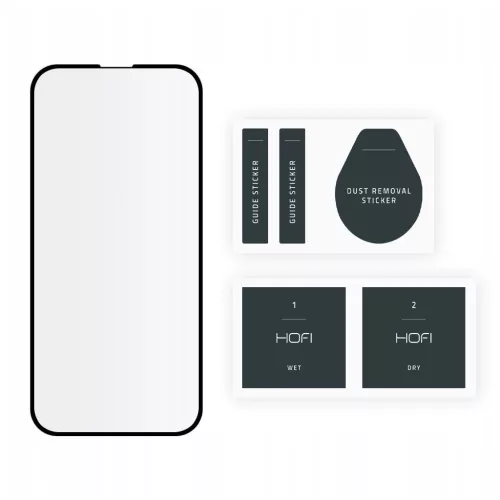 HOFI GLASS PRO+ temperált üvegfólia iPhone 13 / 13 Pro készülékhez fekete