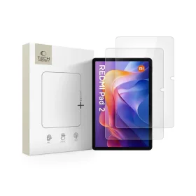   Edzett üveg kijelzővédő Tech-Protect Glass Fit+ 2-PACK Xiaomi Redmi Pad 2 / SE 11.0 készülékhez átlátszó