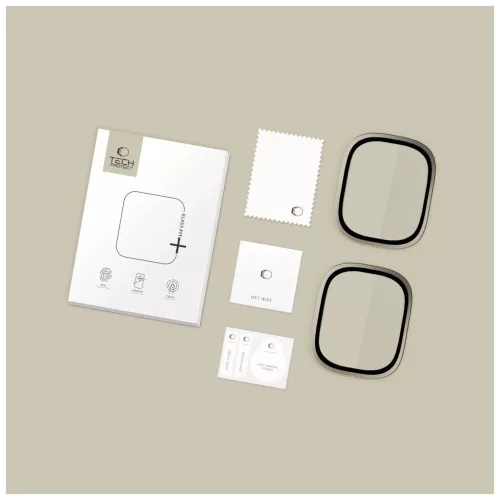 TECH-PROTECT Temperált üveg Glass Ring 2-PACK Apple Watch Ultra 1/2 (49 MM) titán készülékhez