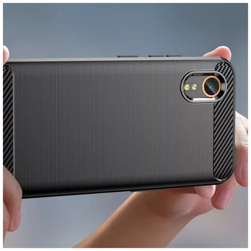 TECH-PROTECT TPUCARBON Galaxy XCover 7 készülékhez tok fekete