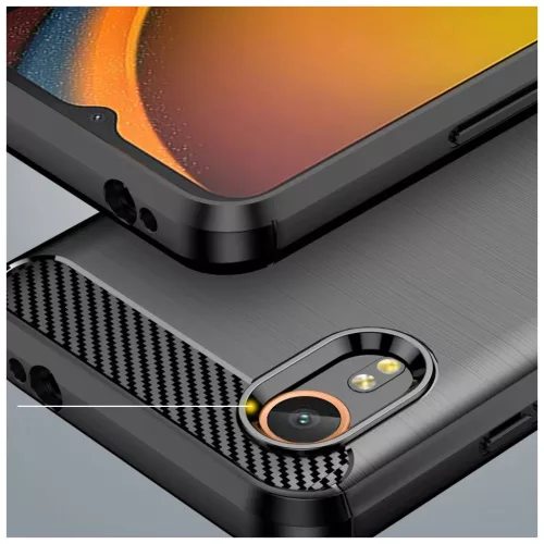 TECH-PROTECT TPUCARBON Galaxy XCover 7 készülékhez tok fekete