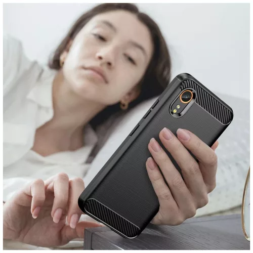 TECH-PROTECT TPUCARBON Galaxy XCover 7 készülékhez tok fekete