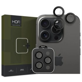   HOFI CAMRING PRO+ kameravédő iPhone 15 Pro / 15 Pro Max készülékhez fekete