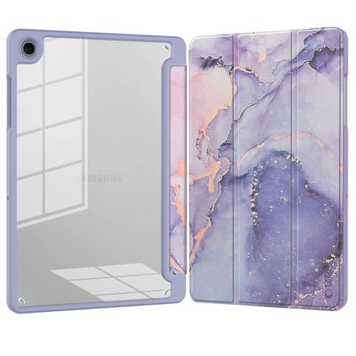 TECH-PROTECT SC PEN HYBRID kijelzővédő Samsung Galaxy Tab A9+ / A11+ PLUS 11.0 (X210 / X215 / X216 / X230 / X235 / X236) készülékhez lila márvány
