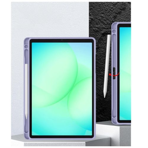 TECH-PROTECT SC PEN HYBRID kijelzővédő Samsung Galaxy Tab A9+ / A11+ PLUS 11.0 (X210 / X215 / X216 / X230 / X235 / X236) készülékhez lila márvány