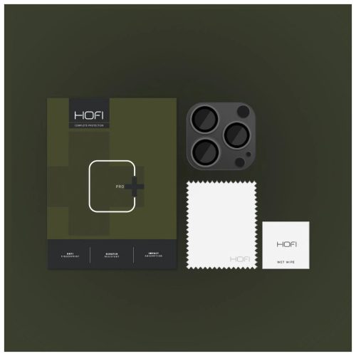 IPHONE 15 PRO / 15 PRO MAX készülékhez kamera lencsevédő HOFI FULLCAM PRO+ fekete