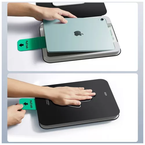 ESR ULTRAFIT edzett üveg kijelzővédő 2 db, iPad Pro 13” 7/8 2024-2025 készülékhez, átlátszó