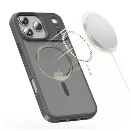 TECH-PROTECT Magmat MagSafe iPhone 17 Pro Max tok készülékhez, matt krétaszürke
