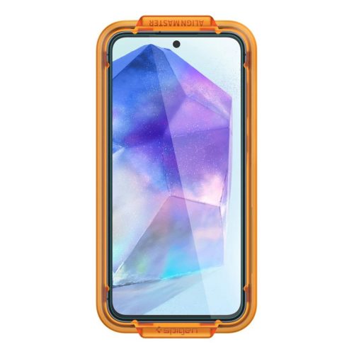 Spigen ALM GLAS.TR 2-PACK Galaxy A35 5G / A55 5G készülékhez üveg kijelzővédő, átlátszó