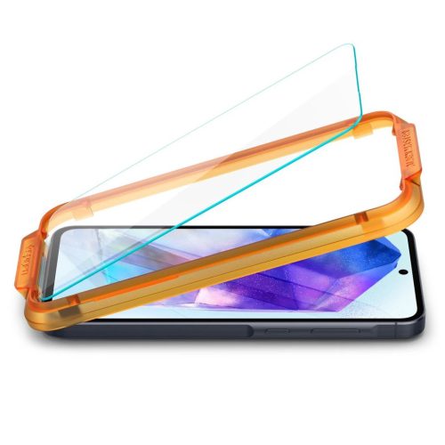 Spigen ALM GLAS.TR 2-PACK Galaxy A35 5G / A55 5G készülékhez üveg kijelzővédő, átlátszó