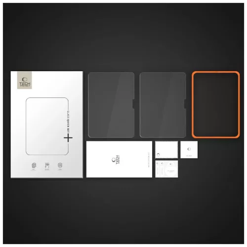 Edzett üveg kijelzővédő TECH-PROTECT EASY SET+ 2-PACK iPad Air 11” 6/7 2024-2025 készülékhez átlátszó
