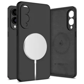   TECH-PROTECT Liquid Silicone MagSafe tok Galaxy S25 Edge készülékhez fekete