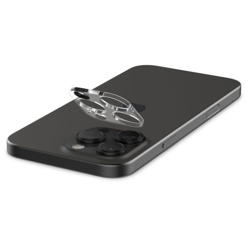 SPIGEN OPTIK.TR kameravédő 2-PACK iPhone 14 Pro / Max / 15 Pro / Max / 16 Pro / Max készülékhez CRYSTAL CLEAR