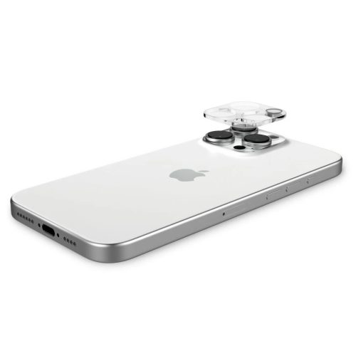 SPIGEN OPTIK.TR kameravédő 2-PACK iPhone 14 Pro / Max / 15 Pro / Max / 16 Pro / Max készülékhez CRYSTAL CLEAR