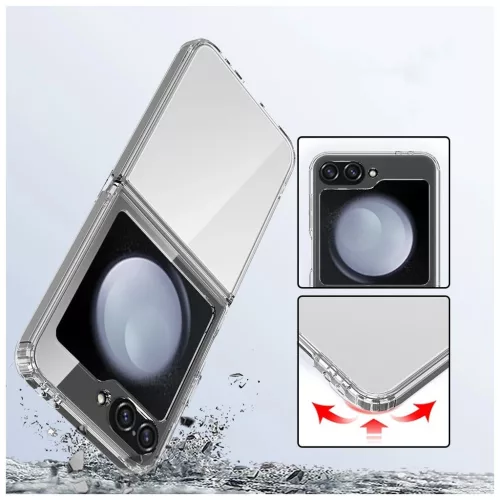 TECH-PROTECT FLEXAIR HYBRID tok GALAXY Z FLIP 6 / 7 FE készülékhez átlátszó