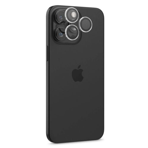 Spigen Optik Pro GLAS.TR "EZ FIT" kameravédő 2 db iPhone 14 Pro/Max, 15 Pro/Max, 16 Pro/Max, 17 Pro/Max készülékhez kristálytiszta