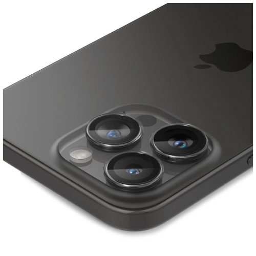 Spigen Optik Pro GLAS.TR "EZ FIT" kameravédő 2 db iPhone 14 Pro/Max, 15 Pro/Max, 16 Pro/Max, 17 Pro/Max készülékhez kristálytiszta