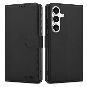   TECH-PROTECT Pénztárca tok Galaxy S25 készülékhez fekete