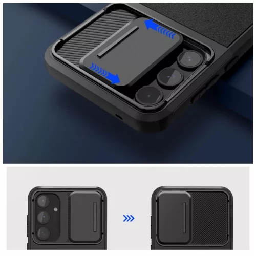TECH-PROTECT VELAR CAM+ tok GALAXY A35 / A55 5G készülékhez fekete