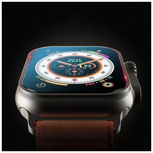 Temperált üveg kijelzővédő TECH-PROTECT Easy Set+ 2-PACK APPLE WATCH ULTRA 1/2/3 (49 MM) készülékhez átlátszó