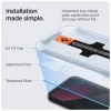 SPIGEN edzett üveg kijelzővédő GLAS.TR "EZ FIT" 2-PACK iPhone 13 / 13 Pro / 14 / 16E készülékhez átlátszó