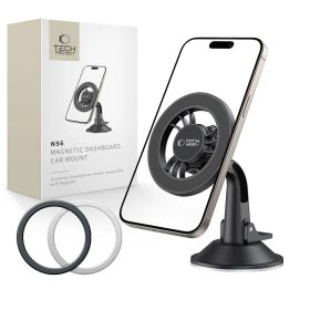   TECH-PROTECT N56 MAGNETIC MAGSAFE DASHBOARD SHRT autós tartó fekete