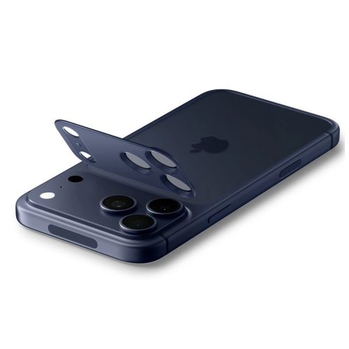 Spigen Optik Pro XL GLAS.TR "EZ FIT" kameravédő iPhone 17 Pro Max készülékhez kék