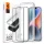 Edzett üveg kijelzővédő SPIGEN ALM GLASS FC 2-PACK iPhone 13 / 13 Pro / 14 / 16e/17e készülékhez fekete