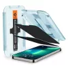 SPIGEN GLAS.TR "EZ FIT" 2-PACK iPhone 13 / 13 Pro / 14 / 16e/17e készülékhez temperált üveg kijelzővédő PRIVACY
