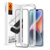 SPIGEN ALM GLASS FC kijelzővédő iPhone 13 / 13 Pro / 14 / 16e/17e készülékhez fekete