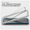SPIGEN ALM GLASS FC kijelzővédő iPhone 13 / 13 Pro / 14 / 16e/17e készülékhez fekete