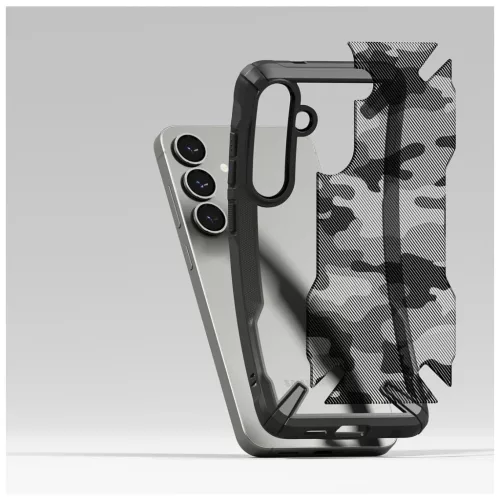 RINGKE FUSION X tok GALAXY S25+ PLUS készülékhez CAMO fekete