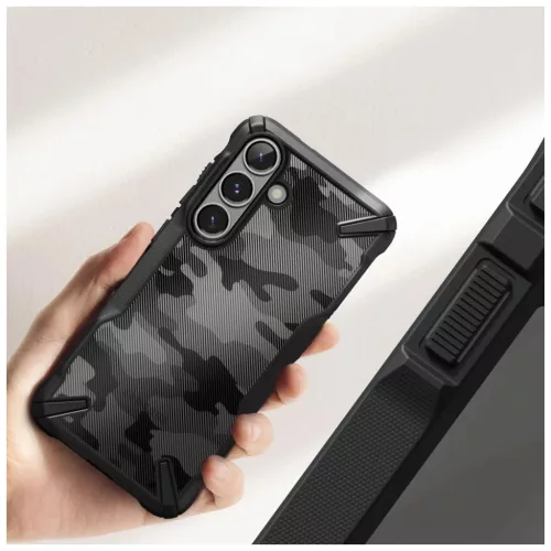 RINGKE FUSION X tok GALAXY S25+ PLUS készülékhez CAMO fekete