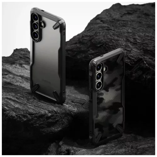 RINGKE FUSION X tok GALAXY S25+ PLUS készülékhez CAMO fekete