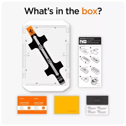Temperált üveg SPIGEN GLAS.TR "EZ FIT" iPad Pro 11” 5/6/2024-2025 készülékhez átlátszó