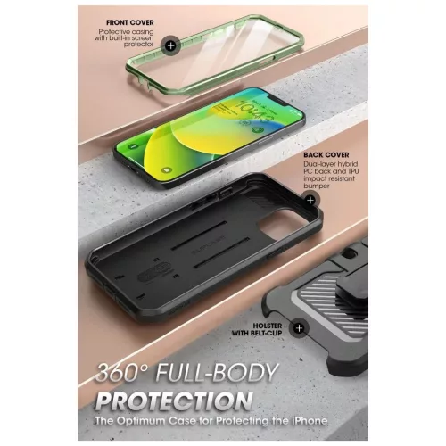 SUPCASE UNICORN BEETLE PRO iPhone 14 Plus / 15 Plus készülékhez tok GULDAN