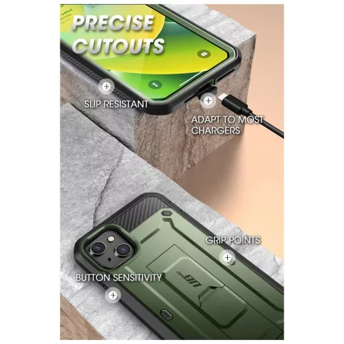 SUPCASE UNICORN BEETLE PRO iPhone 14 Plus / 15 Plus készülékhez tok GULDAN