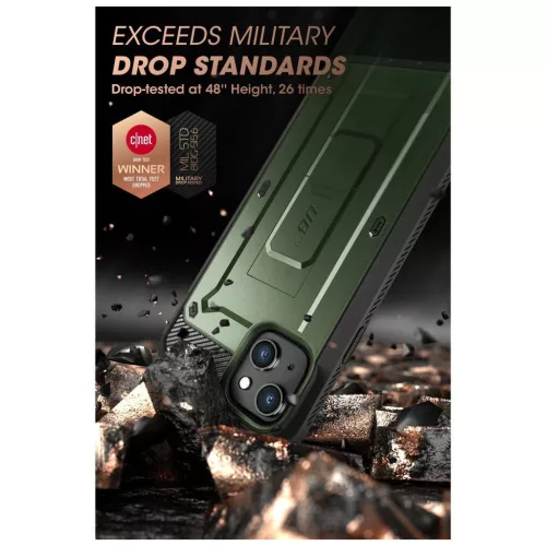 SUPCASE UNICORN BEETLE PRO iPhone 14 Plus / 15 Plus készülékhez tok GULDAN