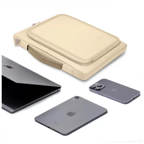TECH-PROTECT BASIC BAG laptop táska 15-16 sivatagi bézs