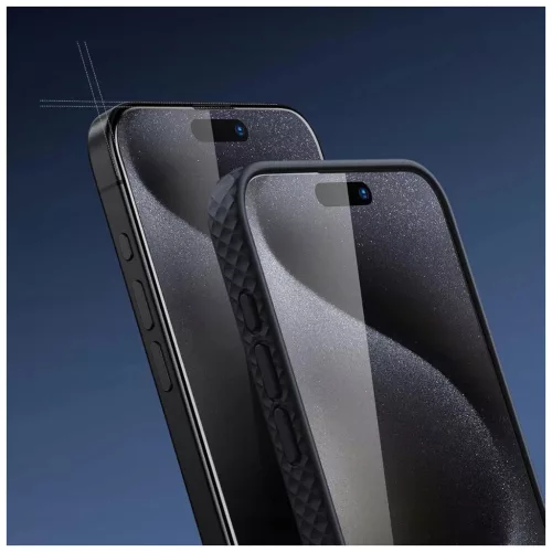 TECH-PROTECT üvegfólia GLASS FIT+ 2-es csomag iPhone 16 Pro / 17 / 17 Pro készülékhez átlátszó