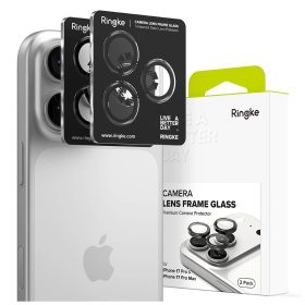   Ringke Kamerakeret-védő 2 db – iPhone 17 Pro / 17 Pro Max készülékhez – fekete