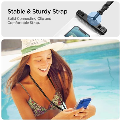 SPIGEN A601 Univerzális Vízálló Tok 2-PACK Crystal Clear