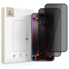   TECH-PROTECT GLASS SPY+ Privacy védőüveg 2-PACK iPhone 16 Pro / 17 / 17 Pro készülékhez