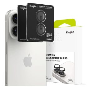   Ringke iPhone 17 készülékhez kamera keretvédő 2-es csomag fekete.