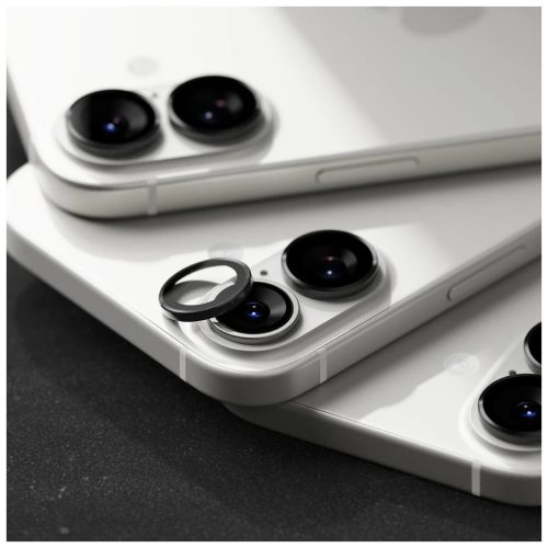 Ringke iPhone 17 készülékhez kamera keretvédő 2-es csomag fekete.