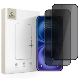   Tech-Protect Glass Spy+ privatizáló üvegkijelzővédő, 2 darabos, iPhone Air készülékhez