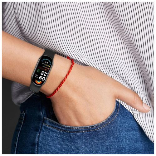 TECH-PROTECT ICONBAND AIR XIAOMI SMART BAND 8 / 9 / 10 / NFC készülékhez védőtok fekete/piros