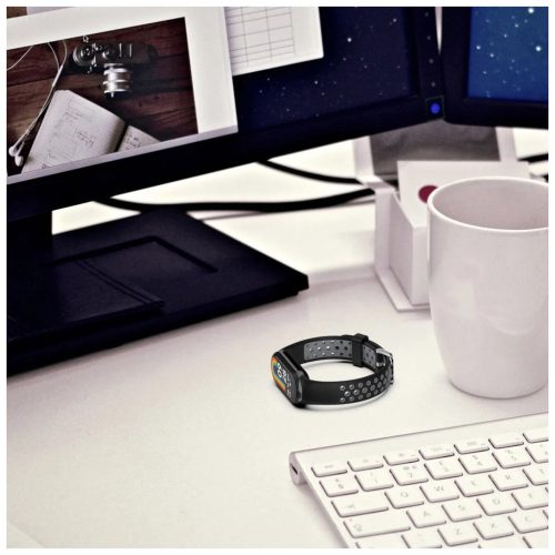 TECH-PROTECT ICONBAND AIR XIAOMI SMART BAND 8 / 9 / 10 / NFC készülékhez védőtok fekete/piros