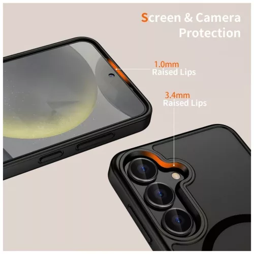 TECH-PROTECT MAGMAT MAGSAFE XIAOMI POCO F7 5G készülékhez tok fekete/átlátszó