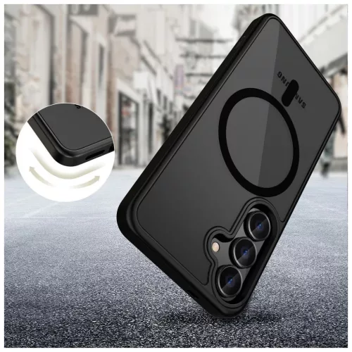 TECH-PROTECT MAGMAT MAGSAFE XIAOMI POCO F7 5G készülékhez tok fekete/átlátszó